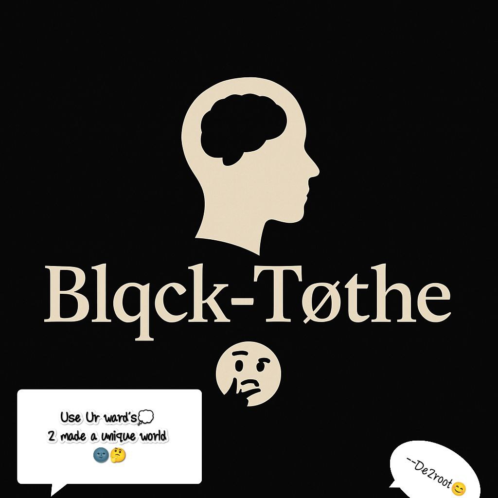 Blqck-Tøthe🌚🤔 Image7